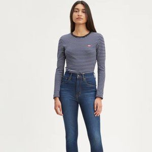 COPY - Levi's Mile High Super Skinny Dark Blue (S…